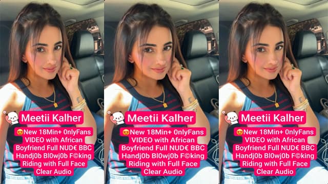 Meetii Kalher New African BF Blowjob & Fucking Video HD