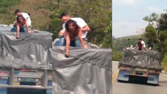 Ladki Ko Choda – Running Truck Hard