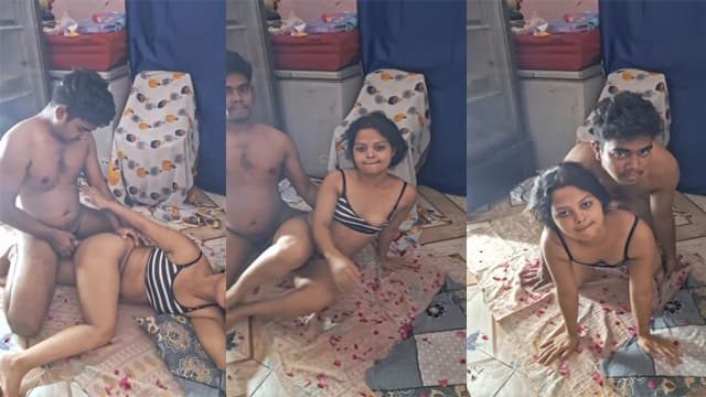Newly Married Desi Couple Second Night Hard Fucked